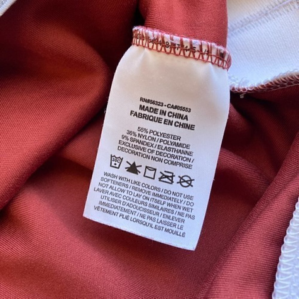 Nike Therma Icon Clash Fleece Crew Neck Pullover Red Sz XS - Picture 7 of 9